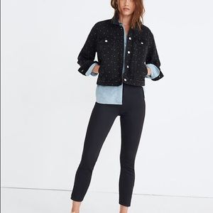 Madewell Fraser high rise slim pants black